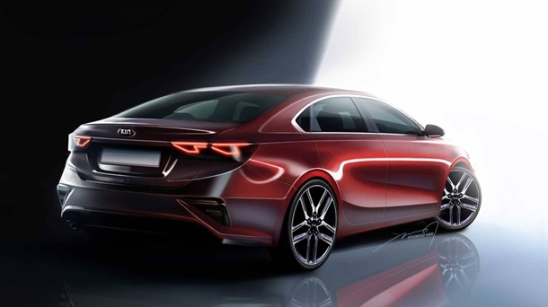 Kia рассекретила дизайн нового седана Cerato