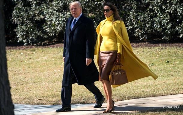 Мелания Трамп впечатлила ярким нарядом