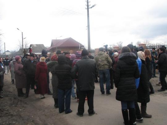 Митинг в Яготине: Сирийцев — в Кончу-Заспу!