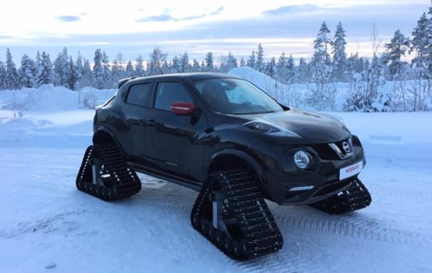 Nissan показала Juke на гусеницах