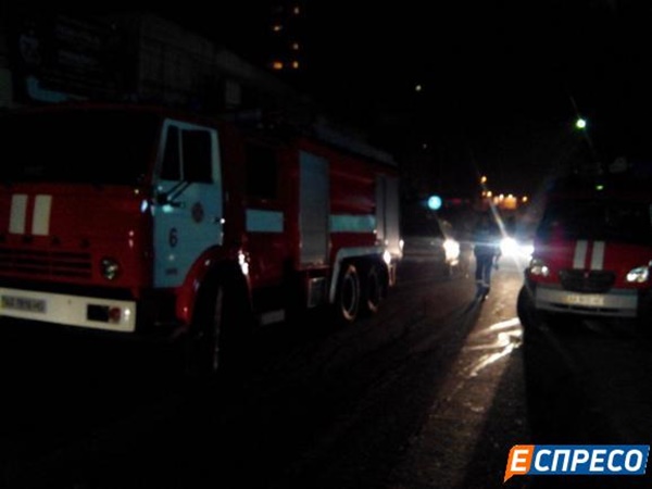 В Киеве произошел пожар на радиорынке