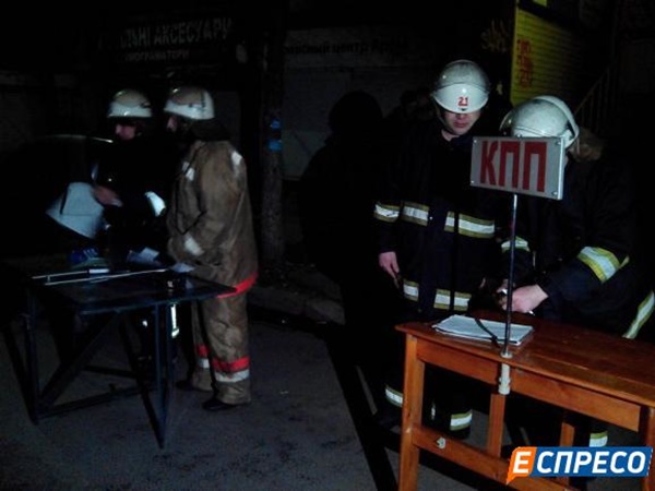 В Киеве произошел пожар на радиорынке