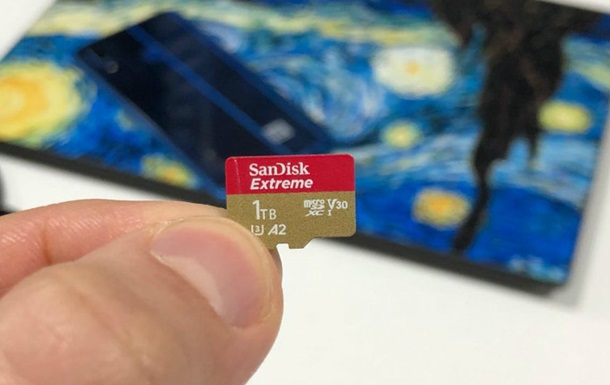 В продаже появилась первая в мире microSD на 1 Тбайт