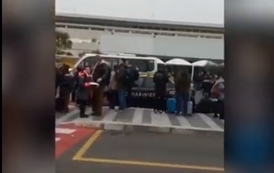 В Риме загорелся аэропорт