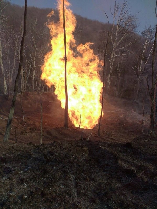 В Закарпатье произошла разгерметизация на магистральном газопроводе