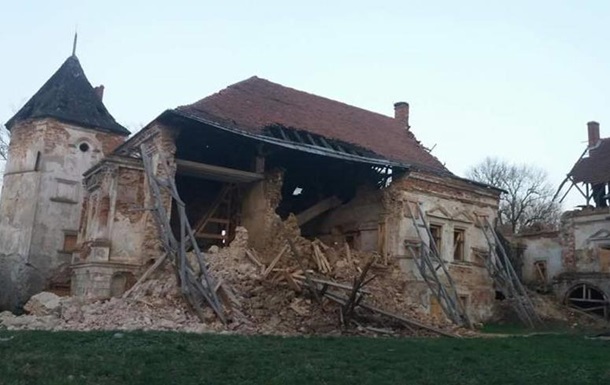 Во Львовской области обвалилась стена старинного замка