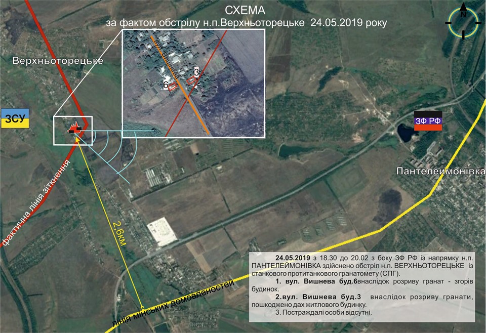 Боевики обстреляли Верхнеторецкое из гранатомета: разрушены жилые дома (фото)