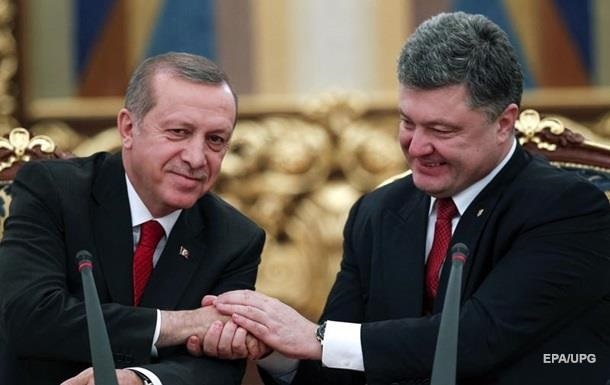 Эрдоган - Порошенко: Аннексию Крыма не признаем