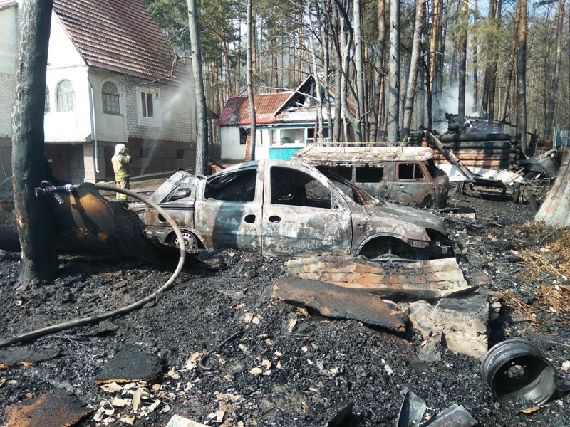Из-за поджога травы в Житомирской области погибла супружеская пара: фото с места трагедии