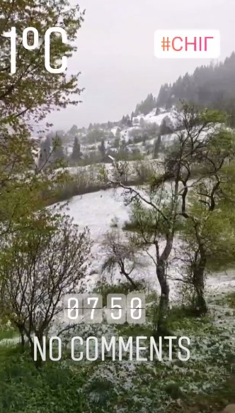 Карпаты засыпает снегом: яркие фото и видео