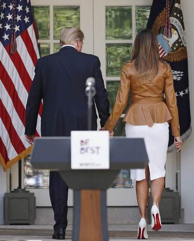 Мелания Трамп вышла из тени (фото)