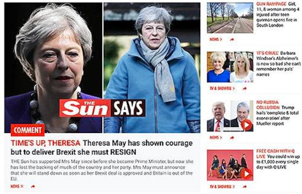 Мэй призвали уйти в отставку из-за Brexit