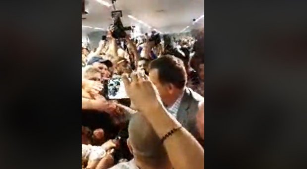 Михаил Саакашвили вернулся в Украину: фото и видео