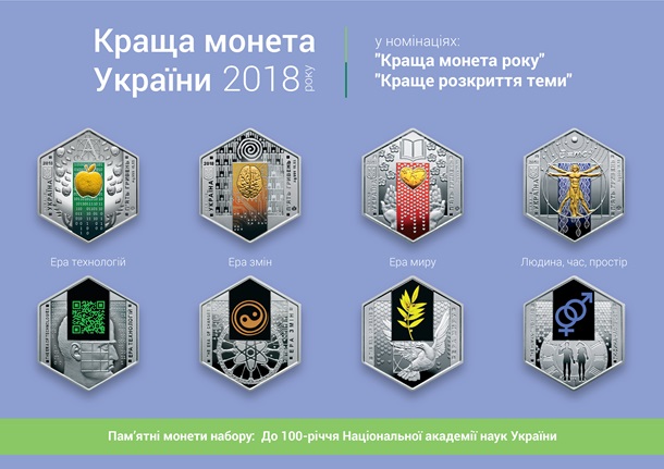 Нацбанк определил лучшие монеты года