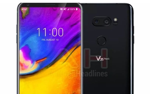 Новый флагман LG V35 показали на живом фото