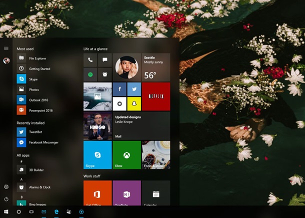 Появился скриншот обновленного интерфейса Windows 10