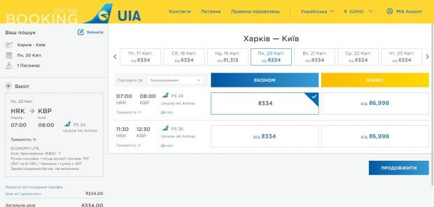 Путешествуем по Украине: подборка дешевых авиабилетов до 500 гривен