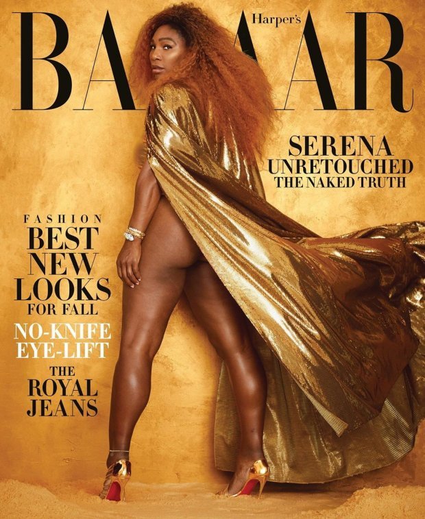 Серена Вільямс засвітила накачані сідниці на обкладинці журналу Harpers Bazaar: пікантне фото