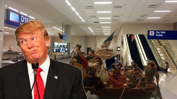 Сеть взорвалась фотожабами после рассказа Трампа о захвате аэропортов в 18 веке