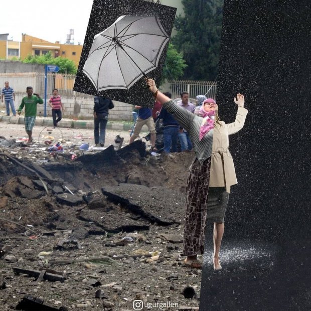 Світ жорстоких контрастів: фотоколажі, які змусять вас задуматися