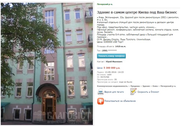 Сын Луценко сдает восемь квартир на Печерске - СМИ