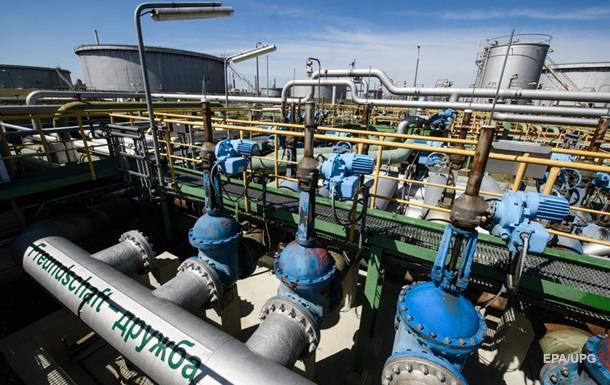 Транзит российской нефти через Украину приостановлен