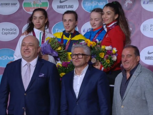 Украинки Ливач, Гусяк и Черкасова стали чемпионками Европы по борьбе (фото)