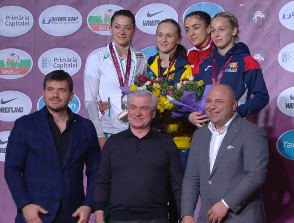 Украинки Ливач, Гусяк и Черкасова стали чемпионками Европы по борьбе (фото)