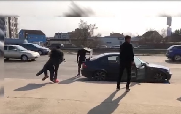 В Киеве имитировали похищение человека