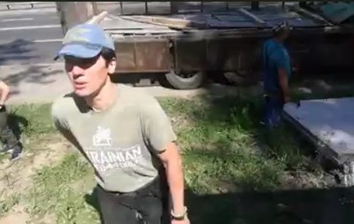 В Киеве произошла потасовка между активистами и представителями застройщика