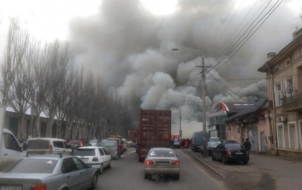 В Одессе произошел масштабный пожар