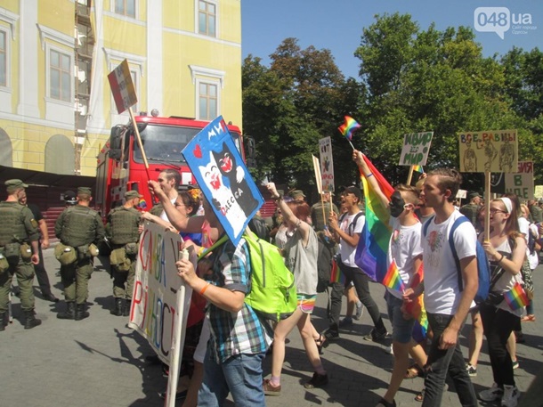 В Одессе прошел ЛГБТ-марш