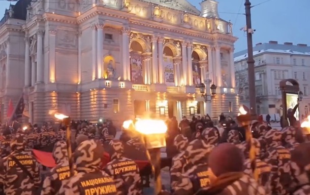 Во Львове прошел марш под антипольскими лозунгами