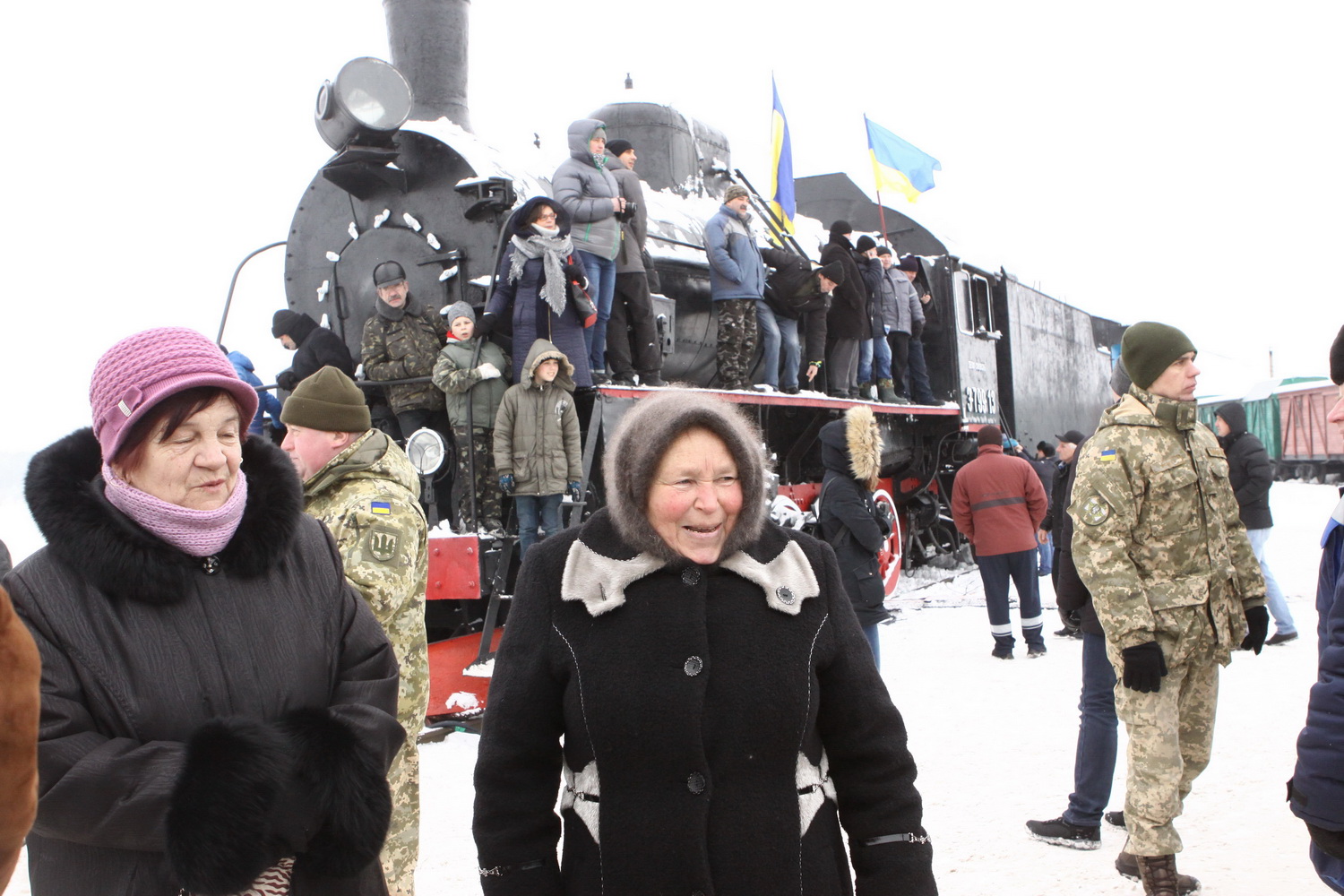 Потяг єднання прибув у Крути для відзначення 100-річчя бою (Фото)