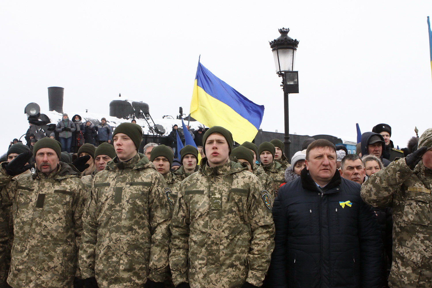 Потяг єднання прибув у Крути для відзначення 100-річчя бою (Фото)