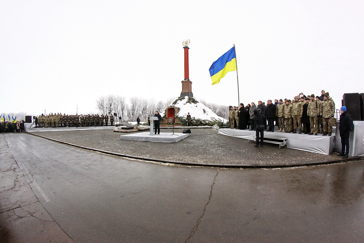 Потяг єднання прибув у Крути для відзначення 100-річчя бою (Фото)