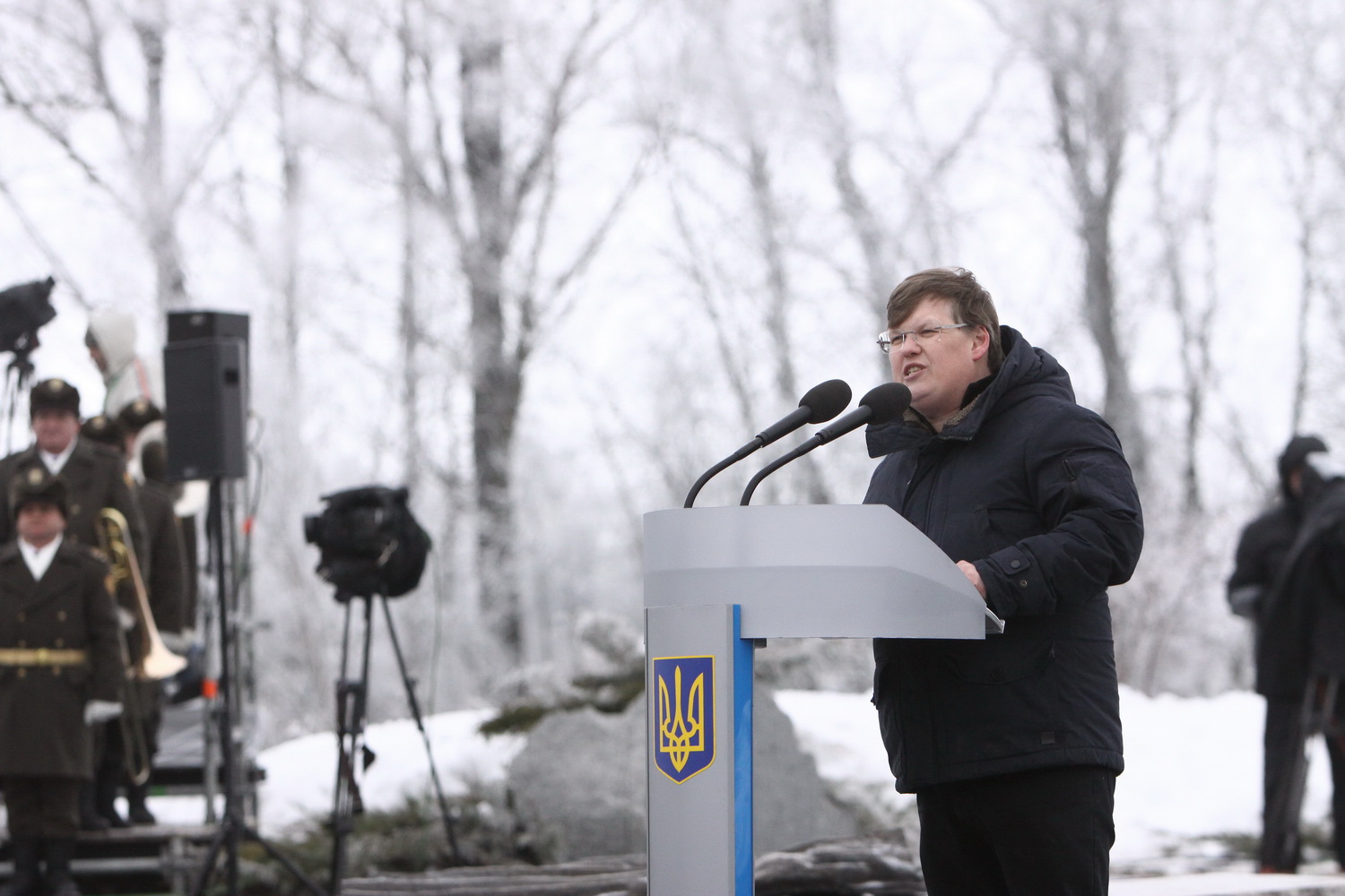 Потяг єднання прибув у Крути для відзначення 100-річчя бою (Фото)