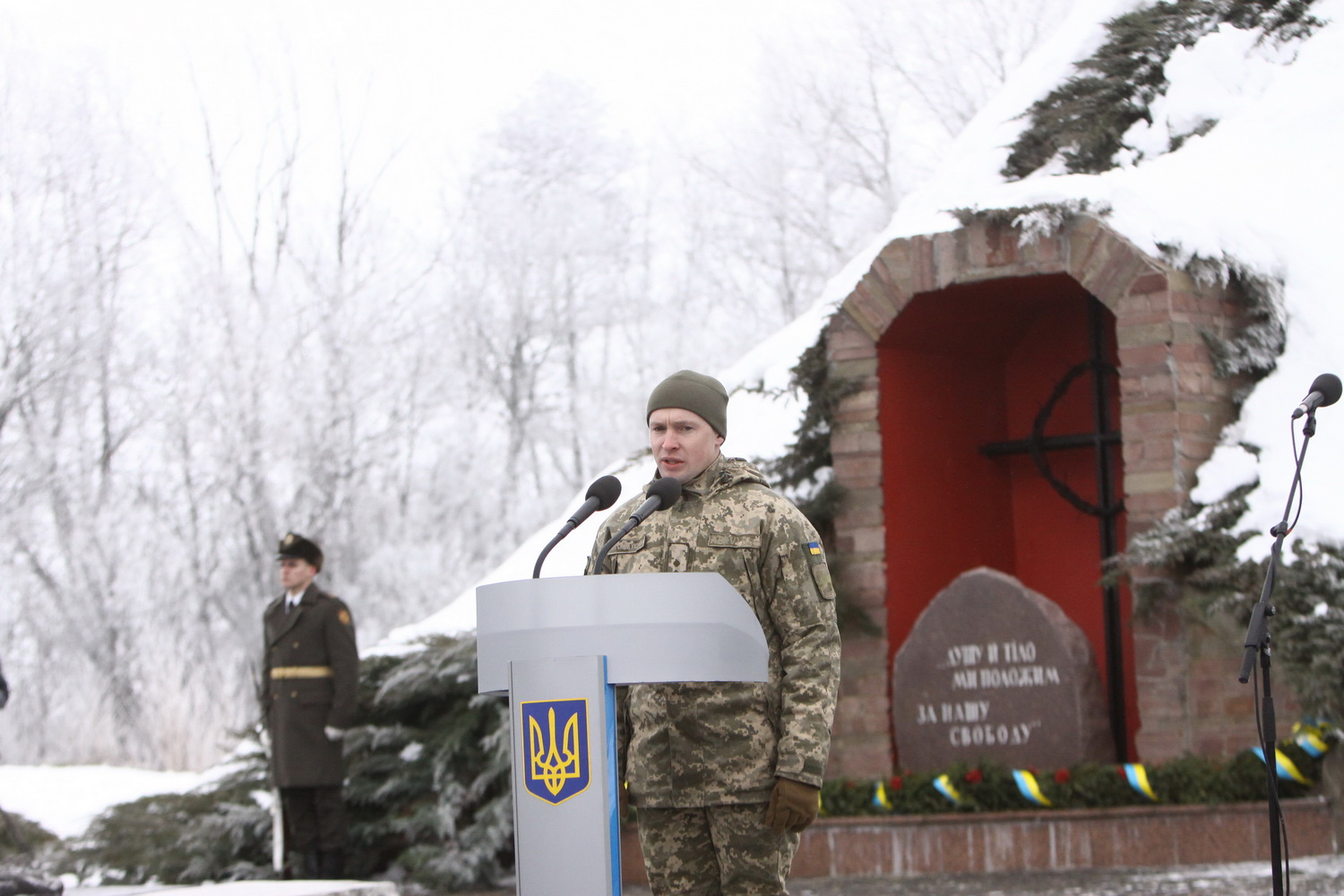 Потяг єднання прибув у Крути для відзначення 100-річчя бою (Фото)