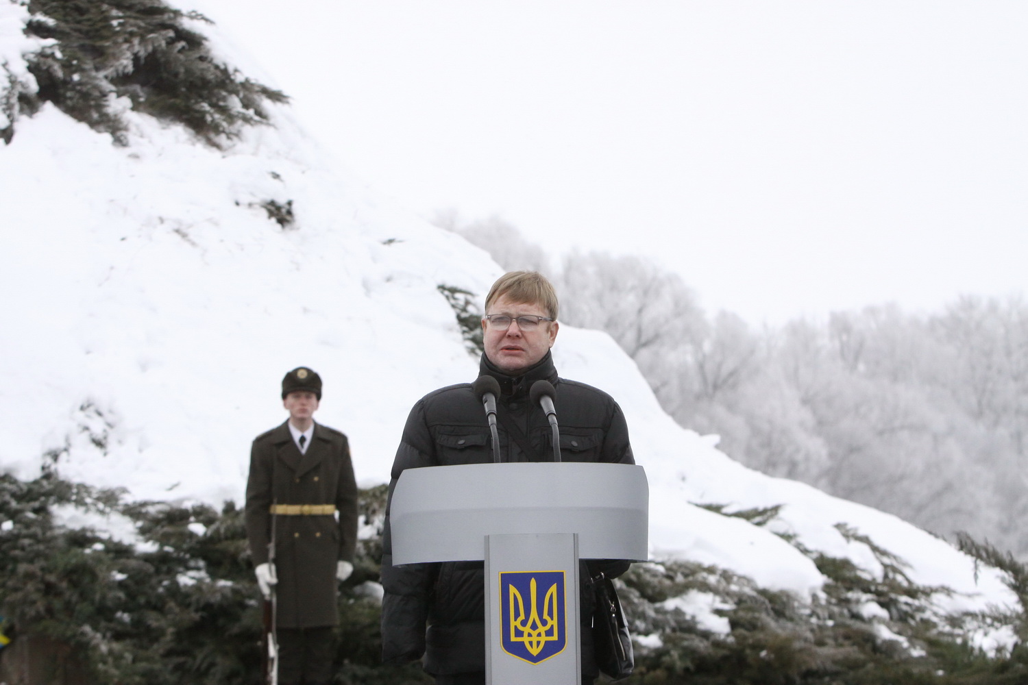 Потяг єднання прибув у Крути для відзначення 100-річчя бою (Фото)