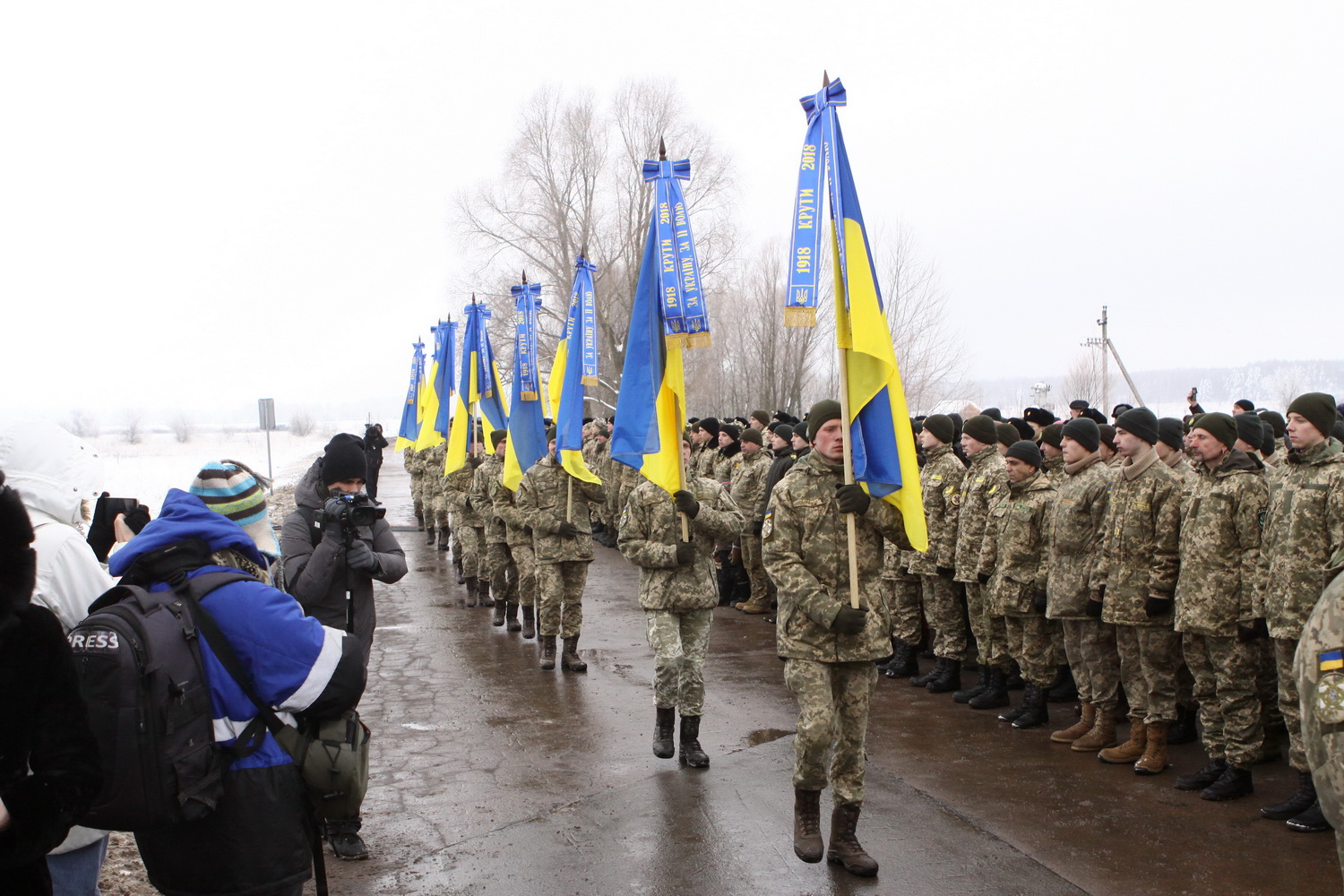 Потяг єднання прибув у Крути для відзначення 100-річчя бою (Фото)