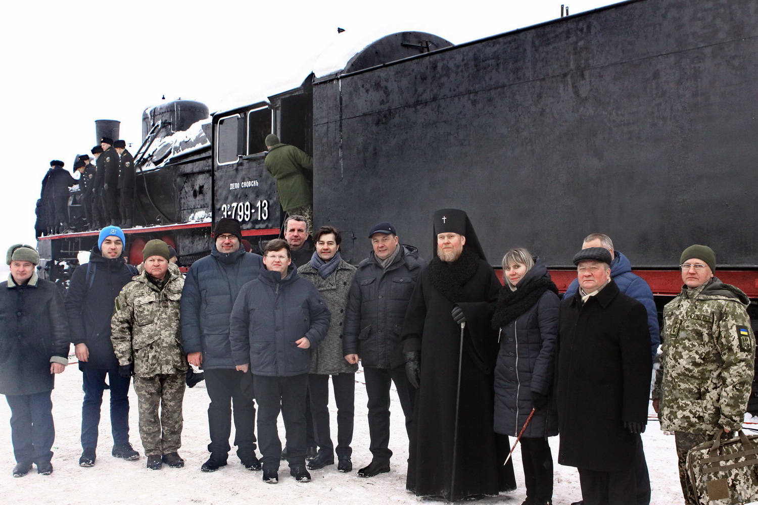 Потяг єднання прибув у Крути для відзначення 100-річчя бою (Фото)
