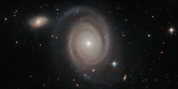 Hubble сделал удивительный снимок спиральной галактики