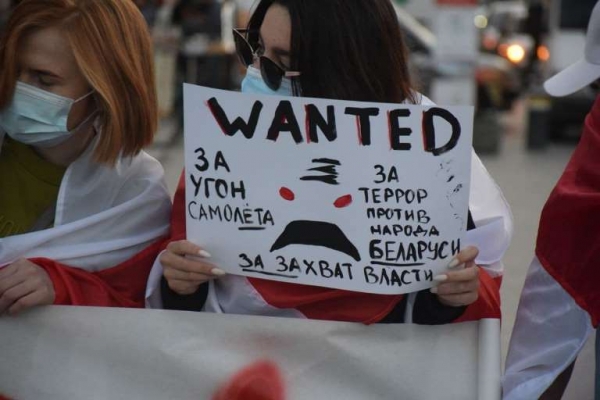 В Одессе немного попротестовали против ареста белорусского активиста