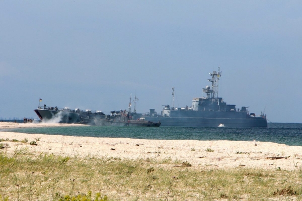 Украинские моряки учились в Чёрном море развёртывать десант и реагировать на сигналы НАТО