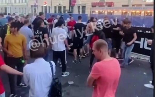 В Киеве произошла массовая драка