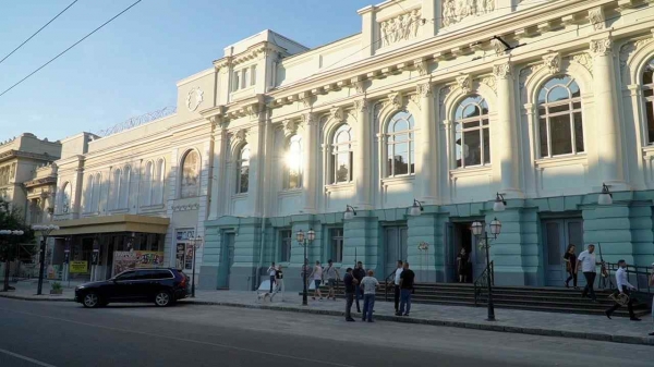 В Одессе закончили первый этап реставрации Украинского театра. Фото