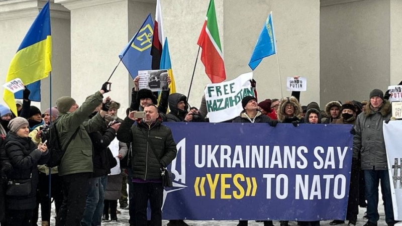Переговори Росії та США: у Києві пройшла акція #СкажиПутіну_НІ (фото, відео)