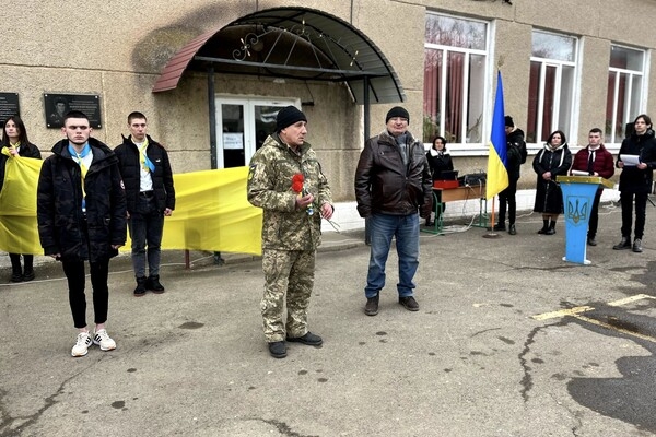 В Одесской области открыли мемориальную доску в честь погибшего воина Ивана Чумакова