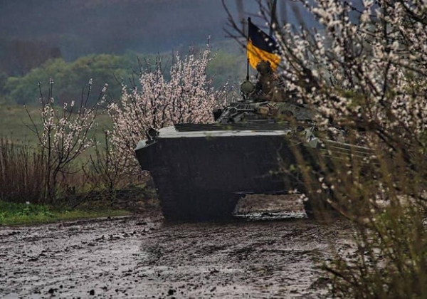 Карта боевых действий в Украине 27 апреля