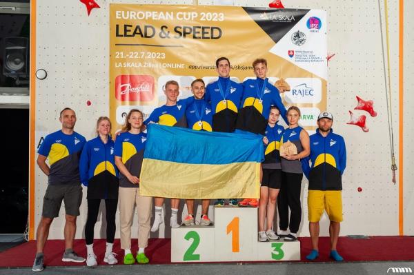 Скелелазіння. Українські спортсмени повністю захопили п’єдестал Кубку Європи